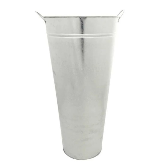 55cm Galvanised Flower Vase - GAL016