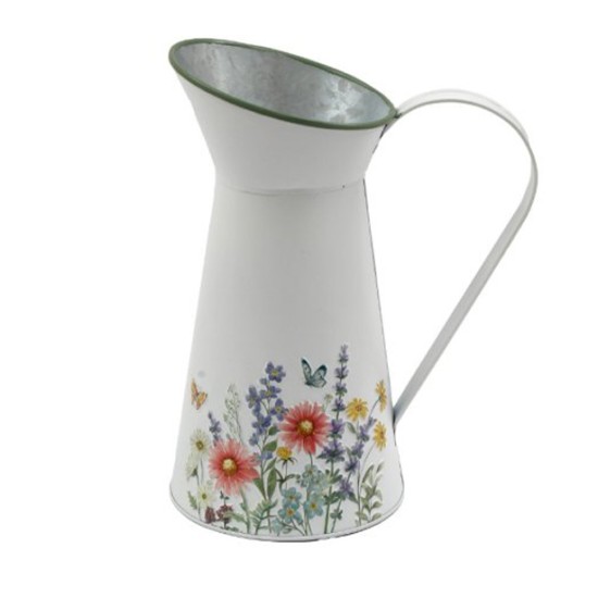 Embossed Springtime Jug Vase 25cm - JUG001