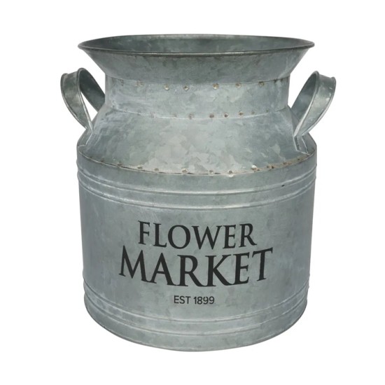 Flower Market Milk Churn 23cm - CHU002 3A