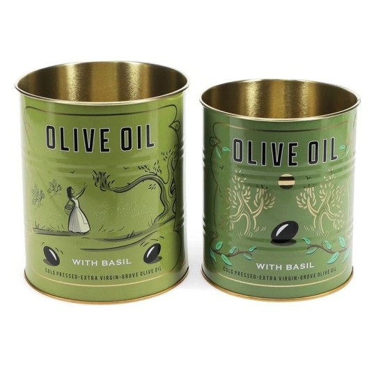 Olive Oil Tins Set of Two - OLI001