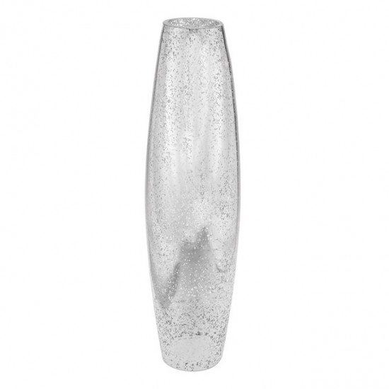 Silver Mercury Glass Flower Vase 40cm - GL144 3D