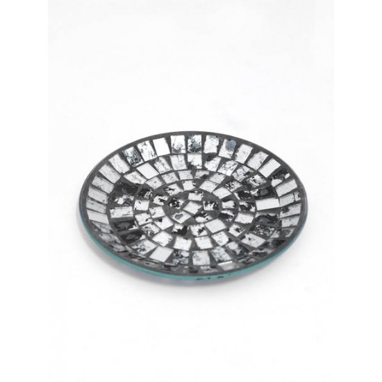 Silver Mosaic Plate - CYL002 9D