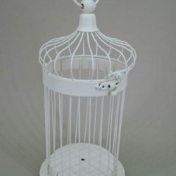 Vintage Wedding Bird Cage Small - BCG003 7A