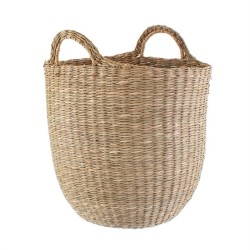 Woven Seagrass Storage Basket 37.5cm - BKT005 BC