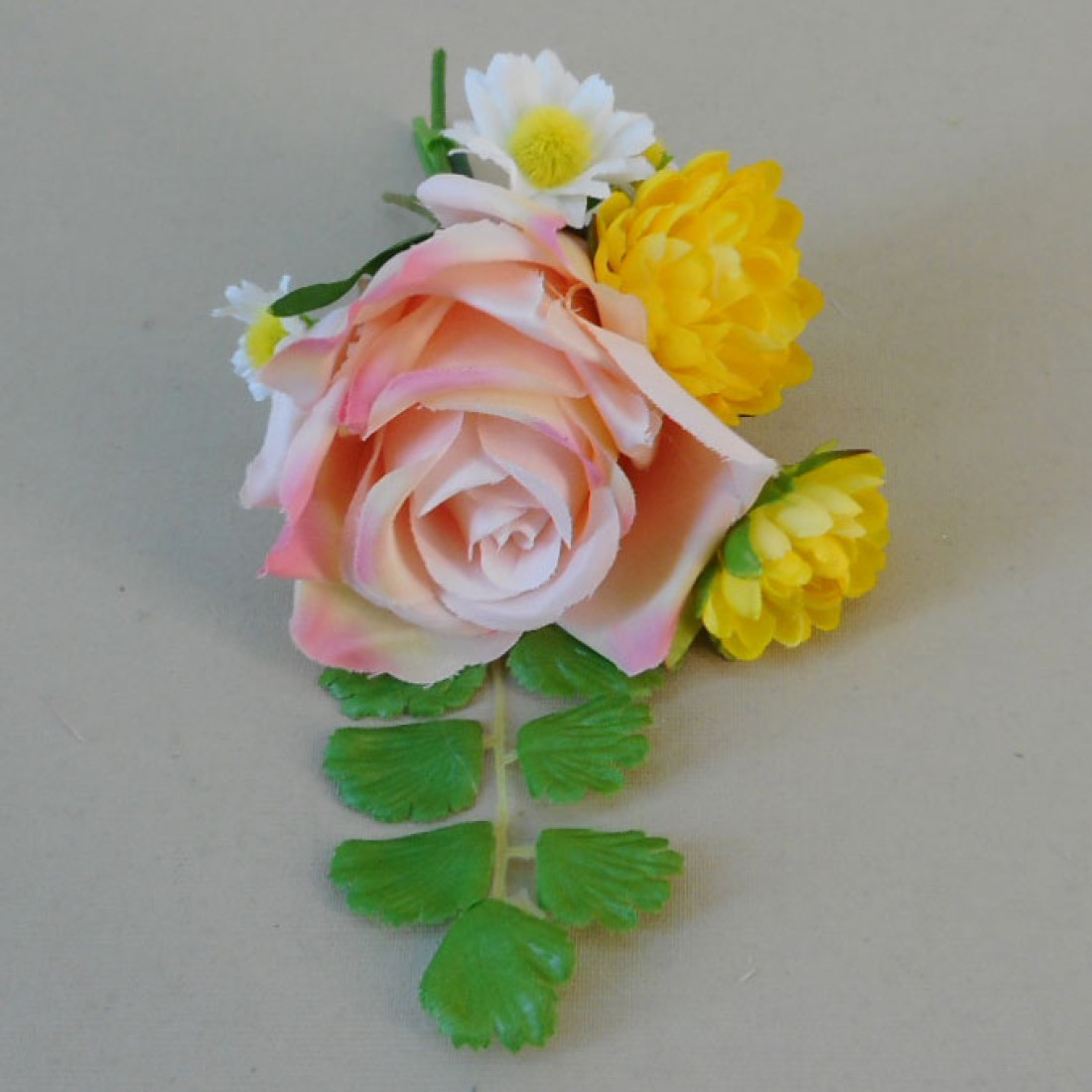 Buttermere Faux Flowers Boutonniere Artificial Wedding Flowers
