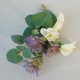 Honister Faux Flowers Boutonniere Mauve Purple - HON006