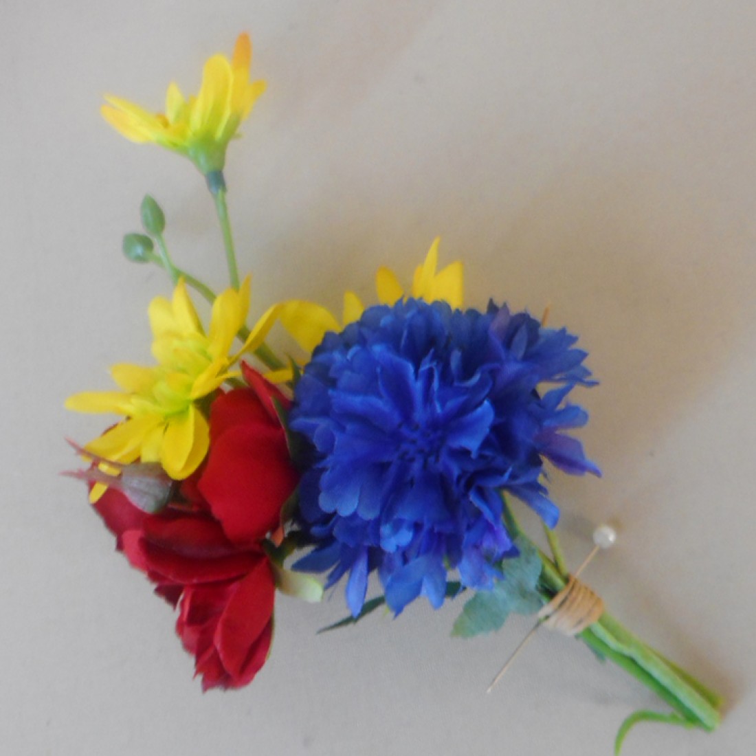 Love is Love Rainbow Buttonholes Artificial Wedding Flowers