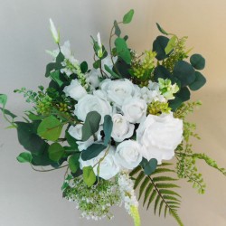 Coniston Faux Flowers Wedding Bouquet Bride - CON001