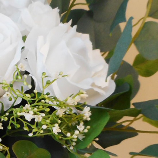 Coniston Faux Flowers Wedding Bouquet Bridesmaid - CON002