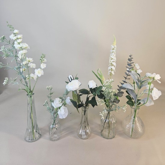 Bud Vase Wedding Centrepiece or Table Runner | Centerpiece Flower Arrangement - WED001