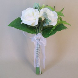 Anna Roses Wedding Bouquet Ivory 32cm - R845 BX19
