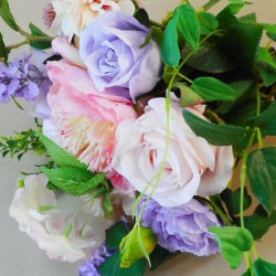 Longlands Faux Flowers Wedding Bouquet Bridesmaid - LON022