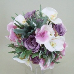Memory Lane Thistle Wedding Bouquet - ADEC02