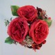 Ruby Rose Winter Garden Posy Red - RUB002 P2