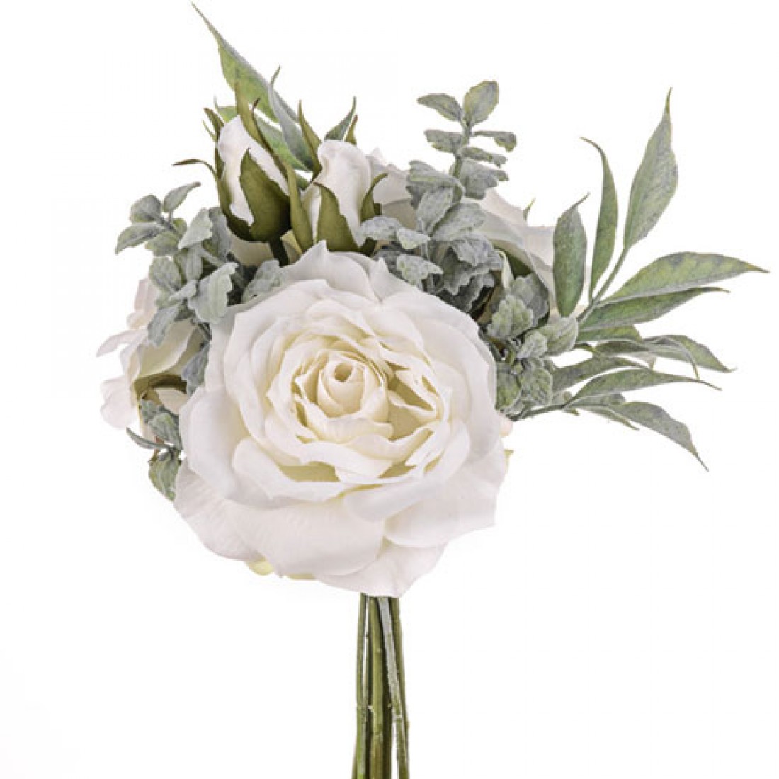 Sophia Roses Bouquet Ivory | Artificial Flowers