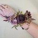 Cabernet Wrist Corsage - WCOR024