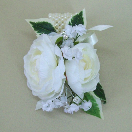 Wrist Corsage Ivory Camellia - WCOR020