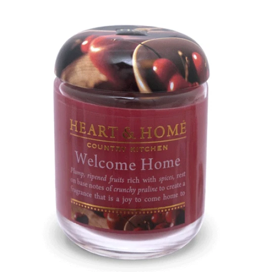 Heart and Home Fragranced Candles Welcome Home Small Jar 110g - HH018