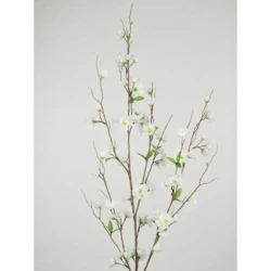 Artificial Apple Blossom XL Ivory 120cm - C119 D2