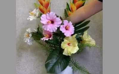 Tropical Arrangement DIY Tutorial