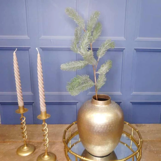 Artificial Christmas Pine with Silver Glitter 70cm - X22026 BAY4B