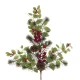 Askham Christmas Greenery and Berries Spray 69cm - X23032 BAY4C