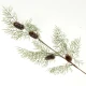 Glitter Christmas Cypress Spray with Fir Cones 70cm - X22018 BAY4B
