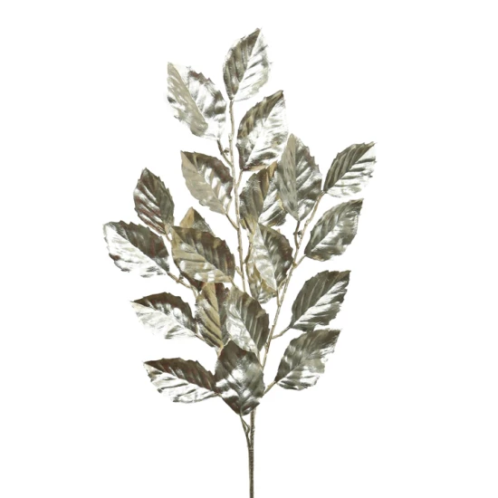 Chrome Bay Leaf Spray Champagne Gold 71cm - X25044 BAY 3B