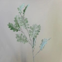 Artificial Cineraria Branch Glitter Flocked 63cm - CIN001