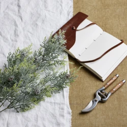 Artificial Frosted Christmas Pine with Cones 77cm - X24029 