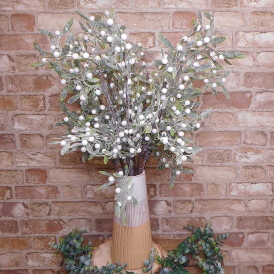 Glitter Mistletoe Spray 60cm - X23028