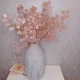 Glitter Silver Dollar Eucalyptus Pink 60cm - X23008