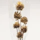 Gold Pine Cones on Sticks Pack of 6 - X25040 BAY3A