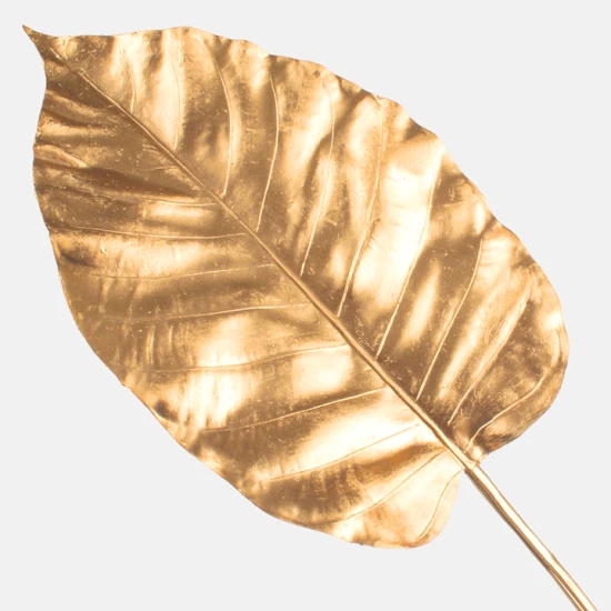 Metallic Hosta Leaf Gold 73cm - X23040 BAY2D