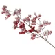 Artificial Christmas Berries Red with Snow 67cm - X22036 BAY4B