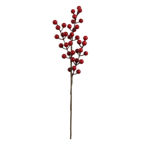 Artificial Christmas Berries Red 42cm - X25026 BAY 3B