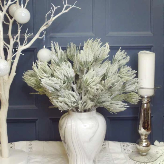 Snowy Christmas Pine Stem - 18X018