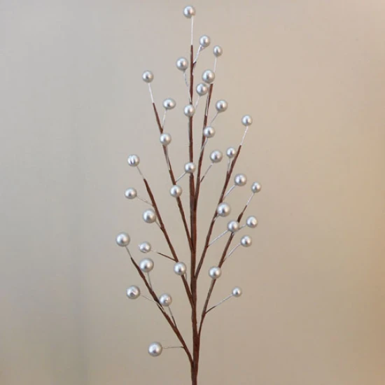 Winter Berry Stem Silver - 18X067 BAY2C