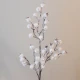 Artificial Snowberries Branch with Glitter Frosting - X21041 