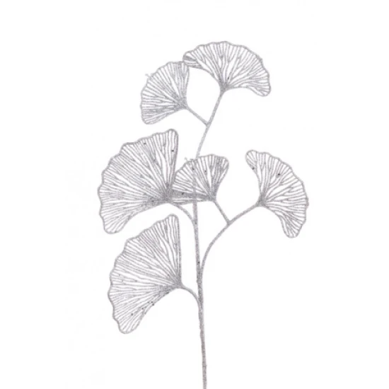Christmas Gingko Leaf Silver - X20031