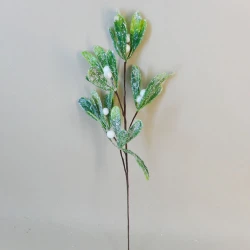 Glitter Mistletoe Stem - 18X273