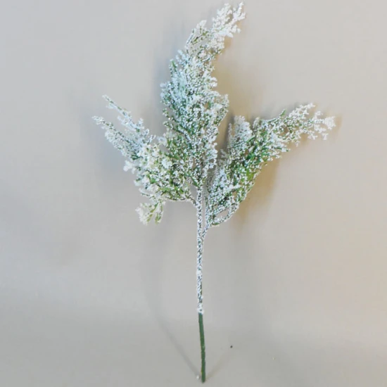 Christmas Cypress Spray with Snow and Glitter - X21055
