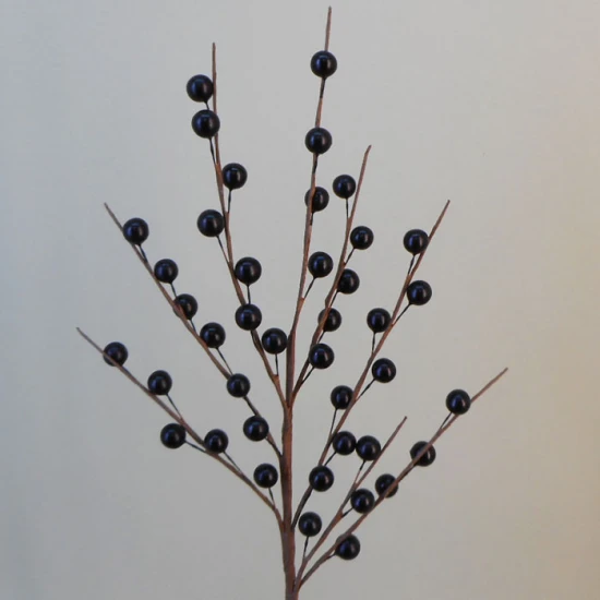 Winter Berry Stem Burgundy 49cm - X20060 BAY2C