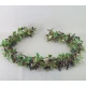 Artificial Holly Garland Gold Glitter 150cm - 15X004 