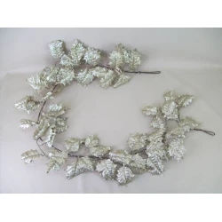 Deluxe Holly Christmas Garland Champagne Gold - 13X051