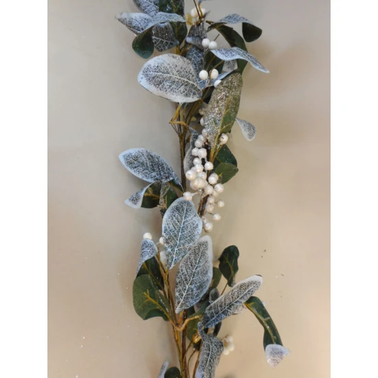 Glitter Magnolia Leaves Garland 182cm - 18X274
