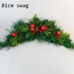 Luxury Artificial Yule Christmas Swag 81cm - 17X181 