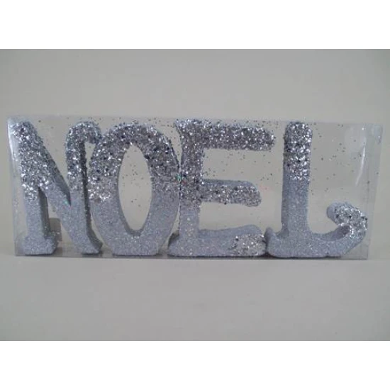 Christmas Decorations | Noel Letters Silver - X052a