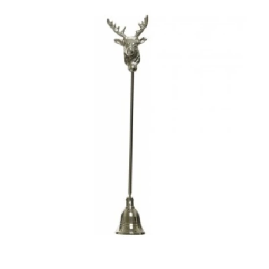 Stag Candle Snuffers Silver - X24041