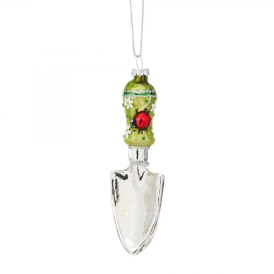 Garden Trowel Glass Christmas Bauble - 17X191